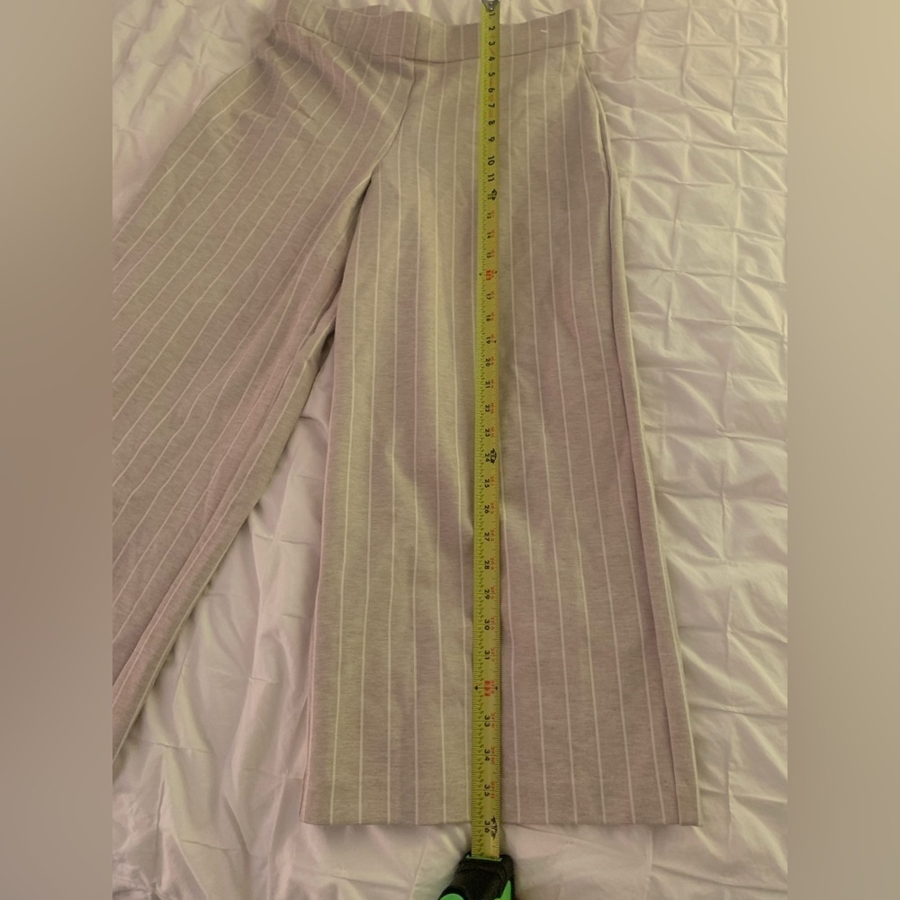 Jones & Co Jones New York Crop Wide Leg High Rise Ponte Pants Size L - Picture 5 of 10